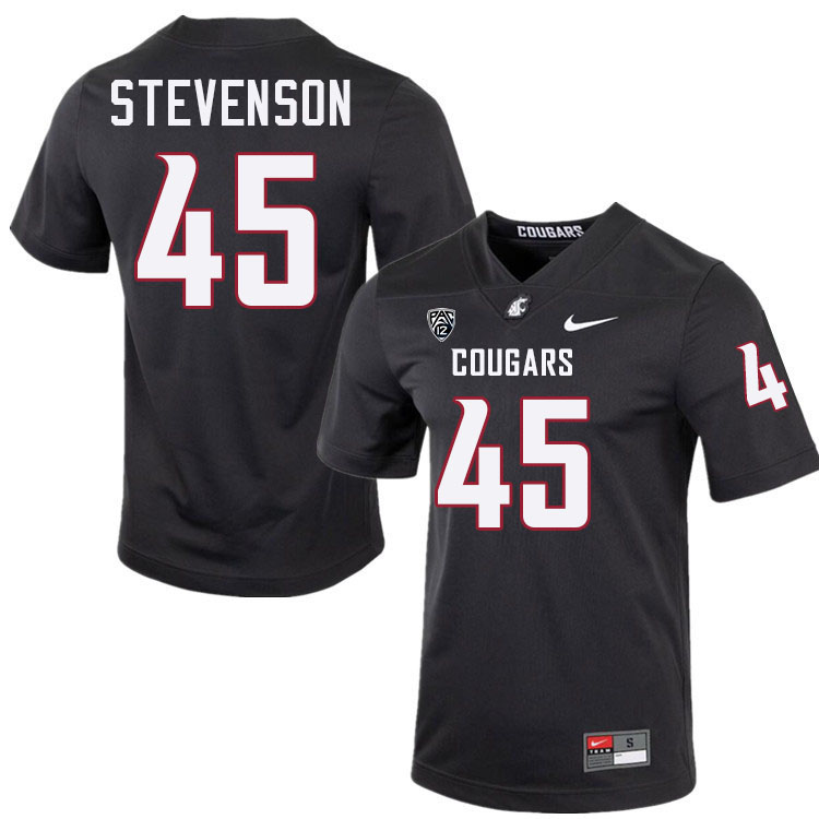 Raam Stevenson WSU Cougars Jersey.Washington State Cougars #45 Raam Stevenson Jersey Youth-Charcoal